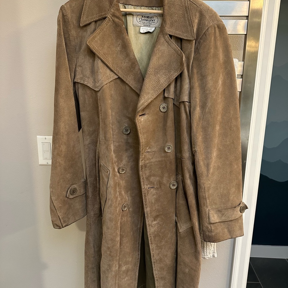 Vintage Tan Trench Coat